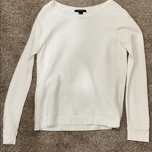 White light weight sweater
